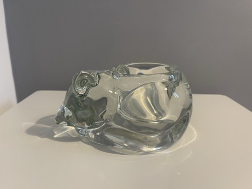 Cat candle holder paperweight - cat,