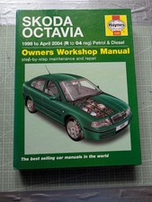 Skoda Octavia (Petrol & Diesel Models) 1998-2004 Haynes Workshop Manual