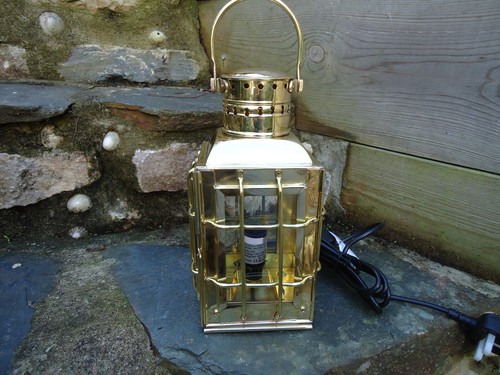 Ships brass cargo lamp - brass,