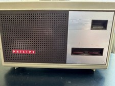 Vintage Philips All Transistor Portable Reel-Reel Player Recorder