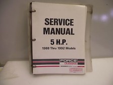 Force outboard  motor service