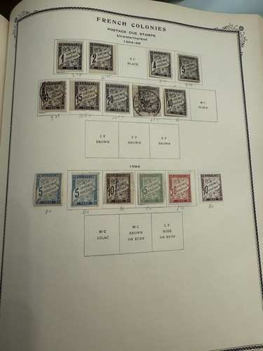 French colonies postage due - colonies,