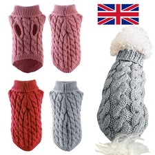 Winter Knitted Puppy Dog Jumper Sweater Pet Clothes For Small Dogs Dog Coat