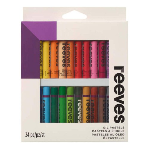 Reeves oil pastel 24 pack - pastel,