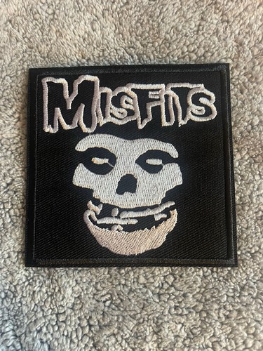 Misfits embroidered sew - sew, on