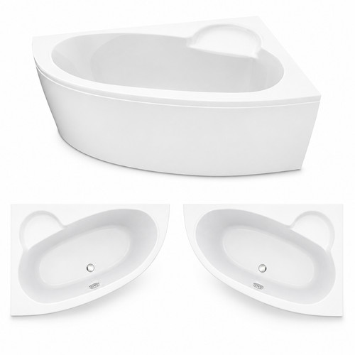 Aquavolere offset corner bath - offset,