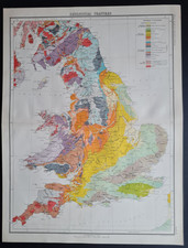 Antique 1898 Map - England &