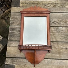 Antique Shield Shape Mahogany