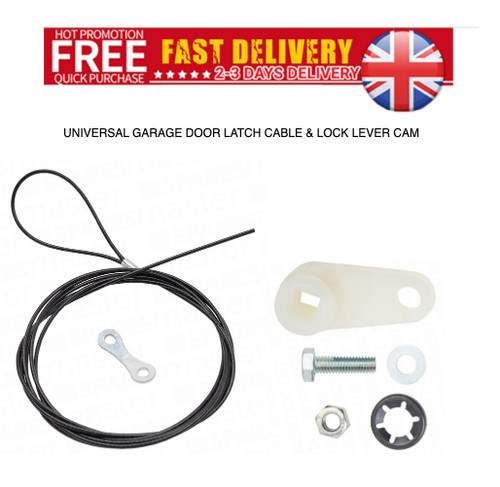 Garage door latch - door,