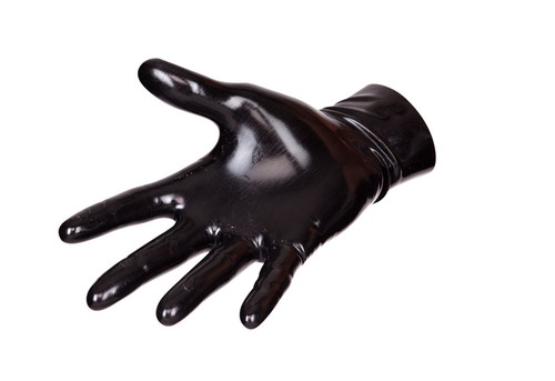 Chlorinated latex wrist - chlorinated, wrist/short
