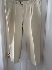 2 PAIRS OAKMAN TROUSERS  WHITE