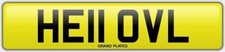 VL INITIALS number plate Hello
