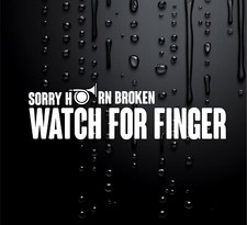 Funny Car Sticker Caravan Sticker 4X4 Rude Prank Sticker Horn Broken Watch W086