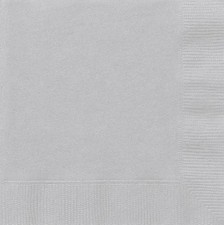 Paper 33cm NAPKINS Party Tableware Plain Solid Colours Event Catering Pack of 20