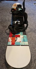K2 Slayblade 156 All-Mountain Snowboard w/ Union Force Medium Bindings VGC 