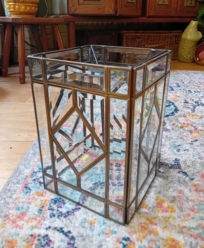 Leaded glass lightshade - leaded,