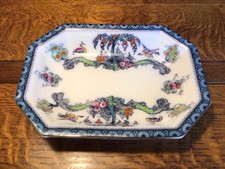 Vintage Losol Ware Exotic Porcelain Dish 1912-1936 Keeling & Co Burslem England
