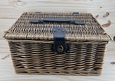M & S Wicker Hamper (Empty)