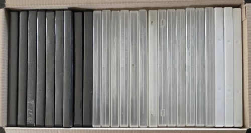 Box empty dvd cases - of,