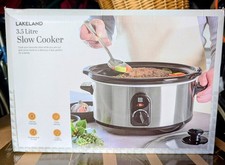 Slow Cooker. 3.5l. Lakeland. Black. New. Boxed.