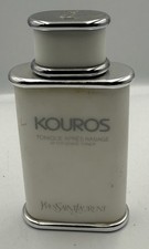 Vintage 1980's YSL KOUROS Bottle No Box, After Shave Toner 50ml Empty