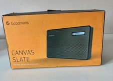 Goodmans Portable DAB Digital & FM Radio, new in box NO AC ADAPTER INCLUDED 