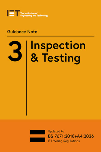Iet guidance note - note, inspection