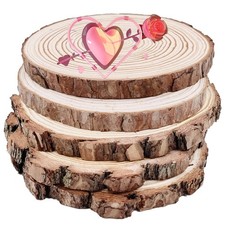 5PC Large Wood Slices for