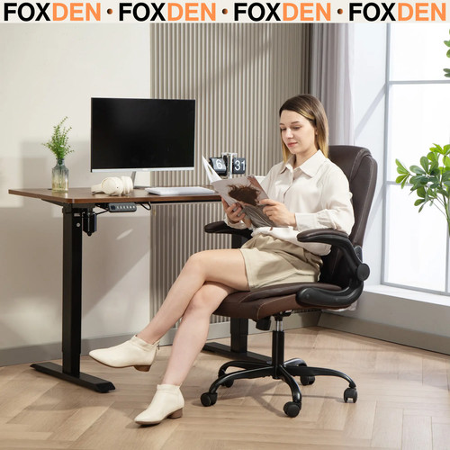 Brown office chair - office,