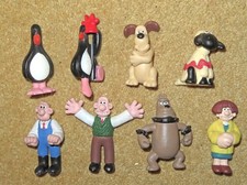 8 Wallace and Gromit Figures