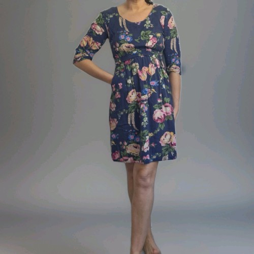Joules blue floral - joules, summer