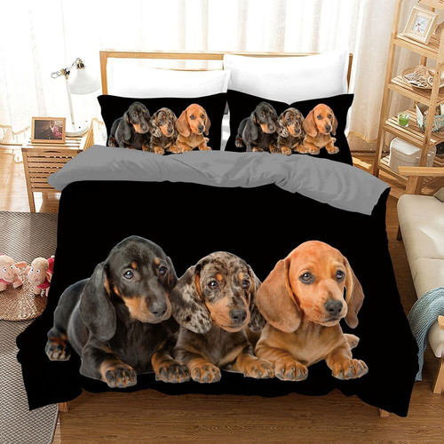 Sausage dogs duvet - sausage,