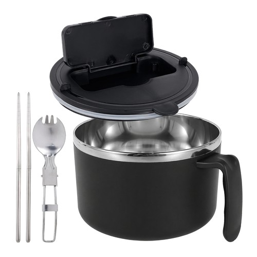 1200ml stainless steel ramen - steel,