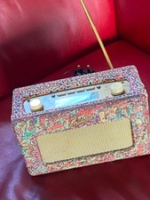 ROBERTS RD60 DAB/FM retro portable radio pop art hand painted with mains supply