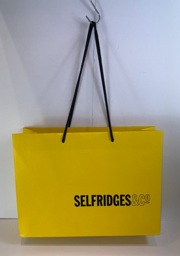 Selfridges large yellow paper - large,