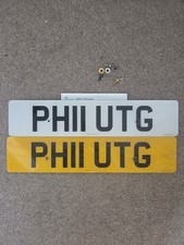Personalised Bristol Rovers Number Plate Phil UTG & Anti-theft Bolts. Road Legal