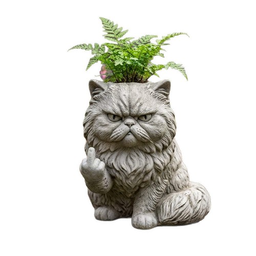 Funny middle finger cat dog - funny,