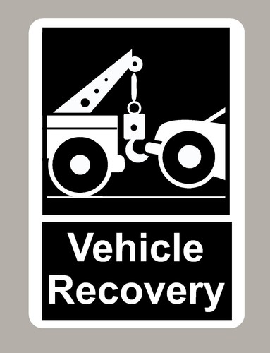 Vehicle recovery stickers - vehicle,