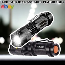 Mini Torch Flashlight Light Portable Ultra Bright 3W Police Style Waterproof LED