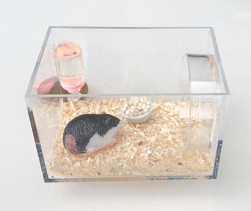Dolls house resin - house, pig