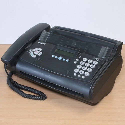 Fax machine phone - fax,