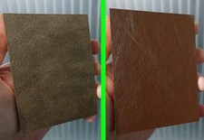 Mini Wood & Leather DOUBLE SIDED Strop for Sharpening Small Knives - 10x7x2cm