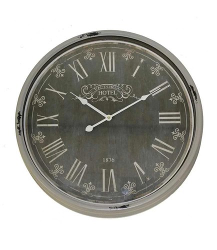 Large 50cm grey - grey, metal