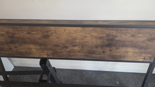 Industrial double bed frame - double,