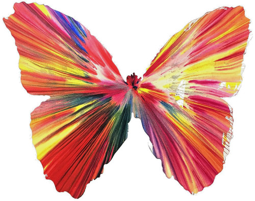 Damien hirst butterfly spin - hirst,