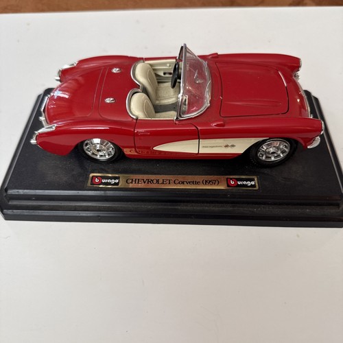 Burago 1957 chevrolet corvette - 1957,