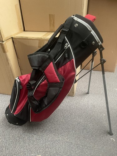 Black red junior - red, stand