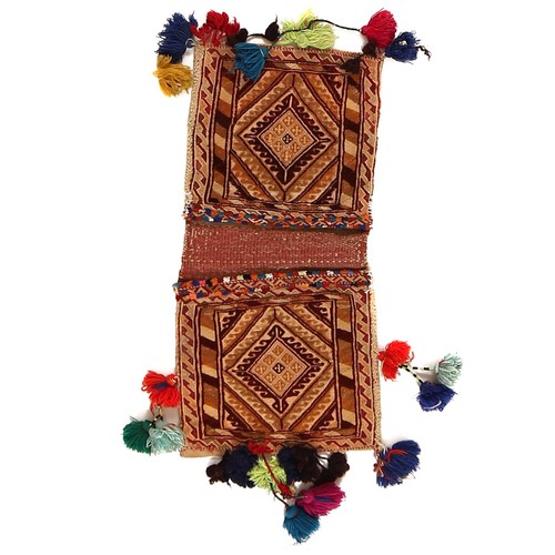 Handwoven afghan saddle bag - handwoven,