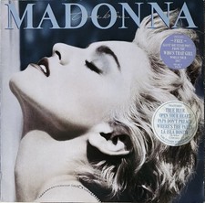 Madonna True Blue 12” Black Vinyl LP  WX 54925 4421 1986 + Inner Lyric VG+ / VG+