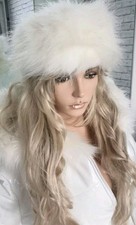 Winter White Faux Fur Headband